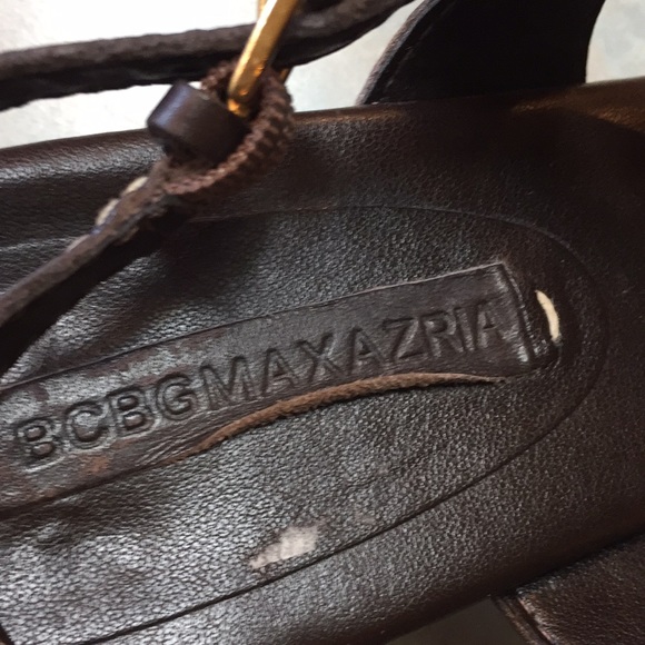 BCBG Max Azria leather sandals (sz 8 1/2) - Picture 10 of 11